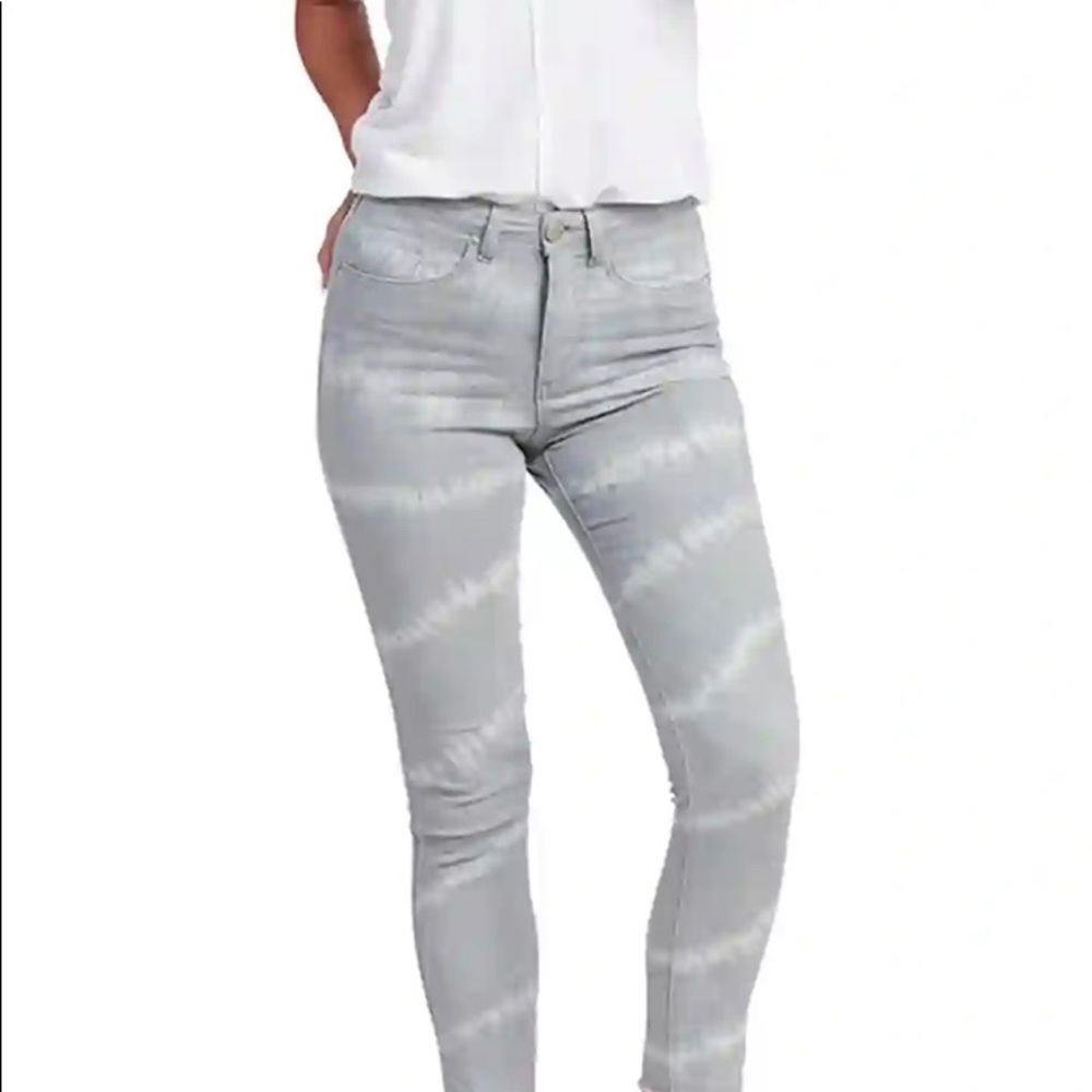 BRAND NEW! Mud Pie Rory Tie Dye Jeans Gray - Medium